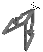 Угловая закладная. Рис. 1