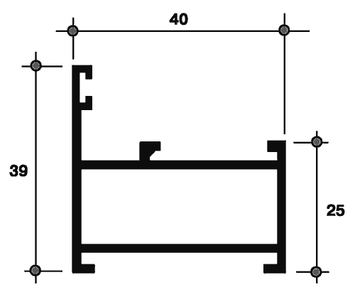 Рама оконная 400-01 (167) 6м Белый. Рис. 1