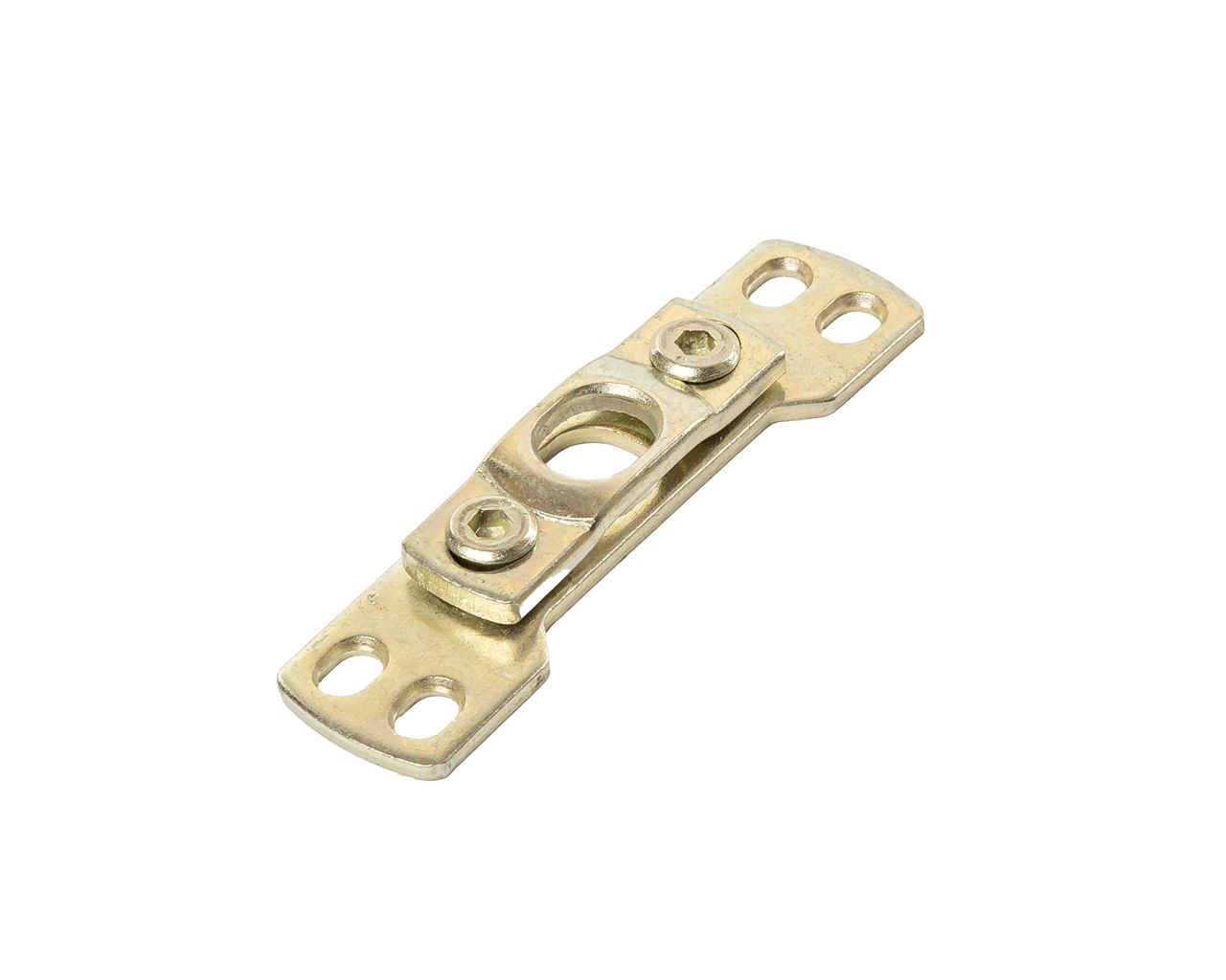 Рег. ответная планка дверного шпингалета для порога, плоская, высота 9,2 мм. отверстие под ригель 11*13,5 мм. Рис. 1