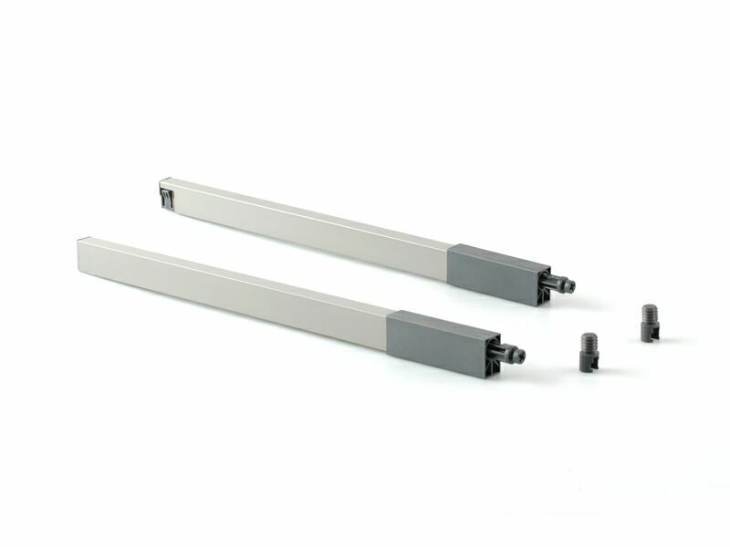 Рейлинги Firmax длина 270 мм, квадратные верхние для ящика Newline, серые. Рис. 1 Рейлинги Firmax длина 270 мм, квадратные верхние для ящика Newline, серые. Рис. 1