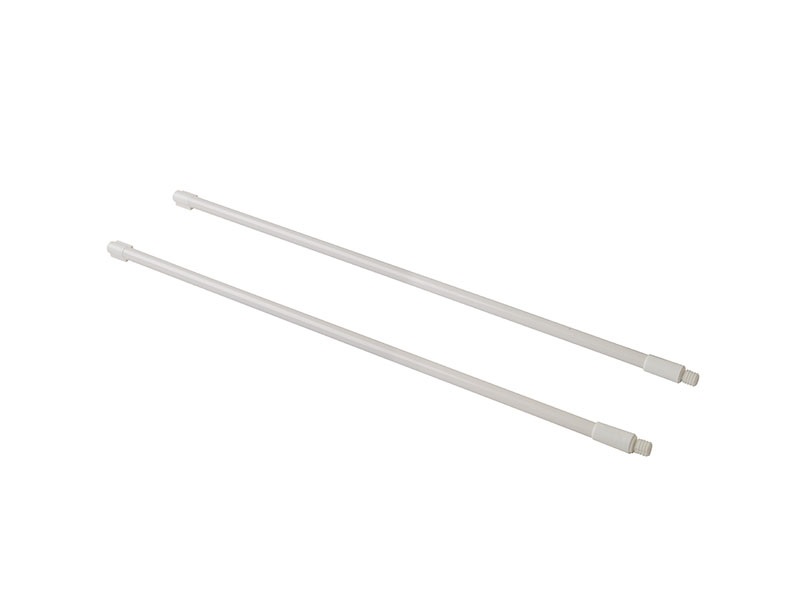 Рейлинги Firmax длина 350 мм, круглые верхние для ящика Newline, белые. Рис. 1