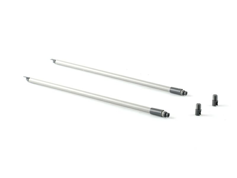 Рейлинги Firmax длина 400 мм, круглые средние для ящика Newline, серые. Рис. 1 Рейлинги Firmax длина 400 мм, круглые средние для ящика Newline, серые. Рис. 1