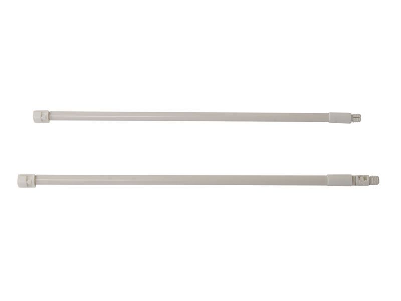 Рейлинги Firmax длина 450 мм, круглые верхние для ящика Newline, белые. Рис. 2