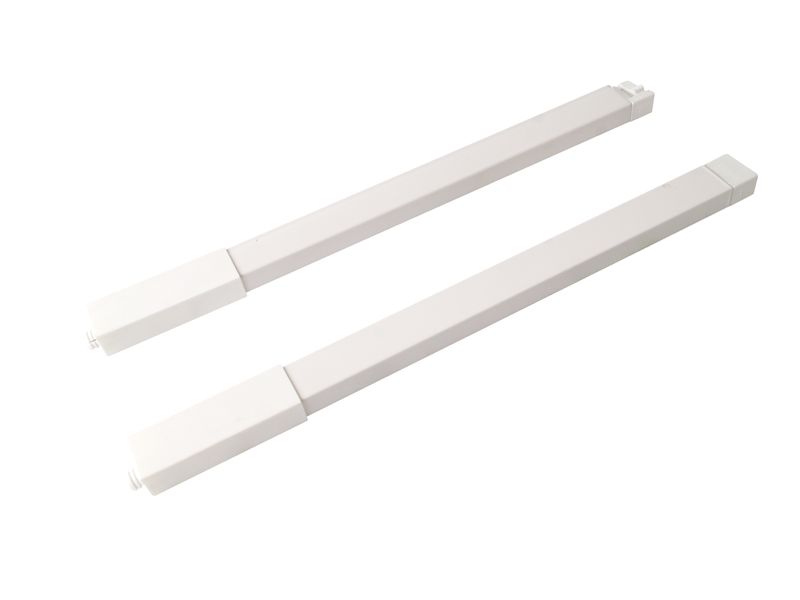 Рейлинги Firmax длина 500 мм, квадратные верхние для ящика Newline, белые. Рис. 3