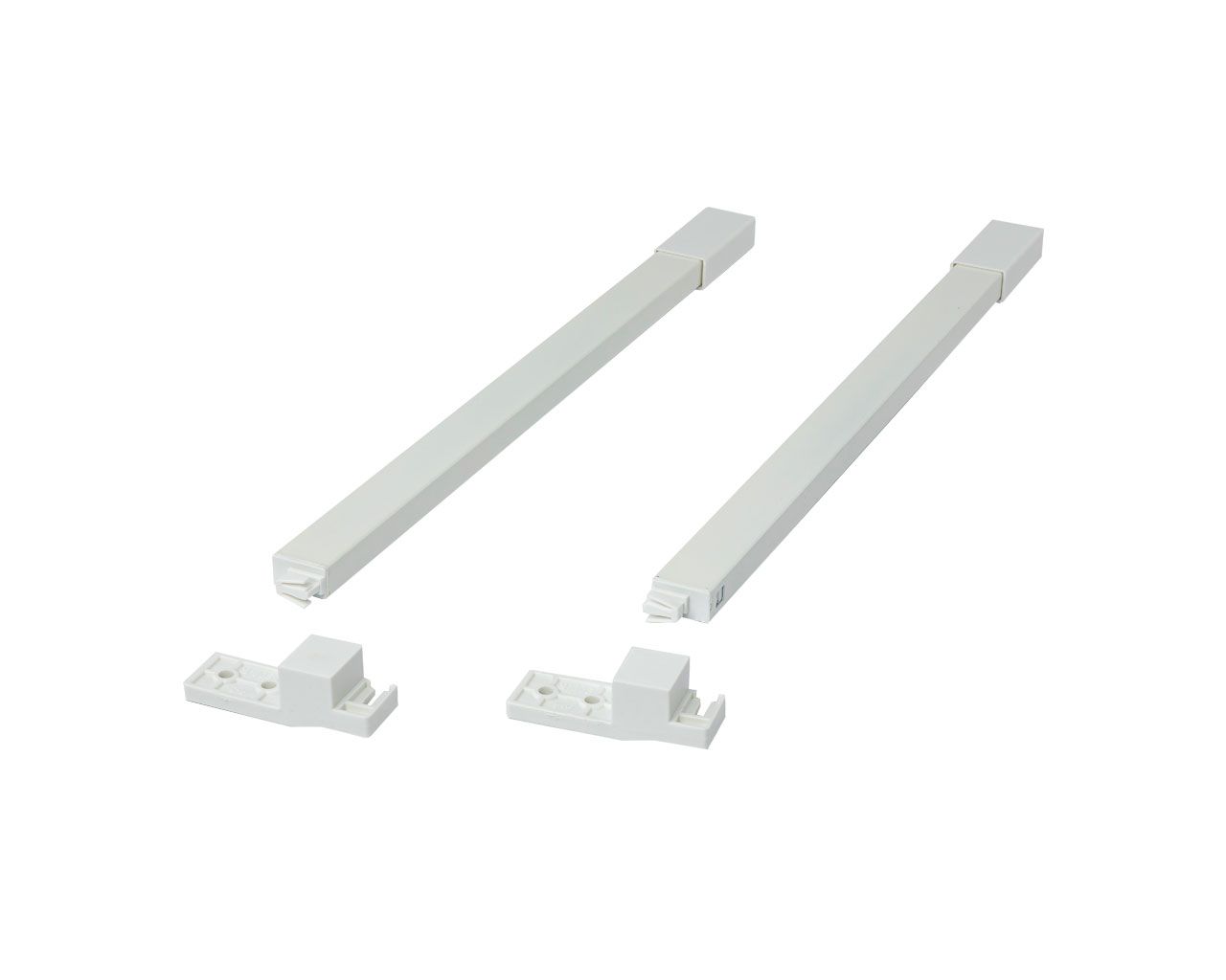 Рейлинги Firmax длина 400 мм, квадратные верхние для ящика Smartline, комплект (L+R, крепления 2шт) белый. Рис. 2 Рейлинги Firmax длина 400 мм, квадратные верхние для ящика Smartline, комплект (L+R, крепления 2шт) белый. Рис. 2