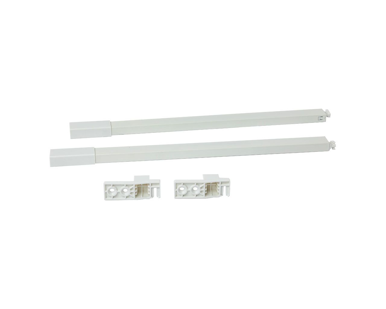 Рейлинги Firmax длина 400 мм, квадратные верхние для ящика Smartline, комплект (L+R, крепления 2шт) белый. Рис. 3 Рейлинги Firmax длина 400 мм, квадратные верхние для ящика Smartline, комплект (L+R, крепления 2шт) белый. Рис. 3