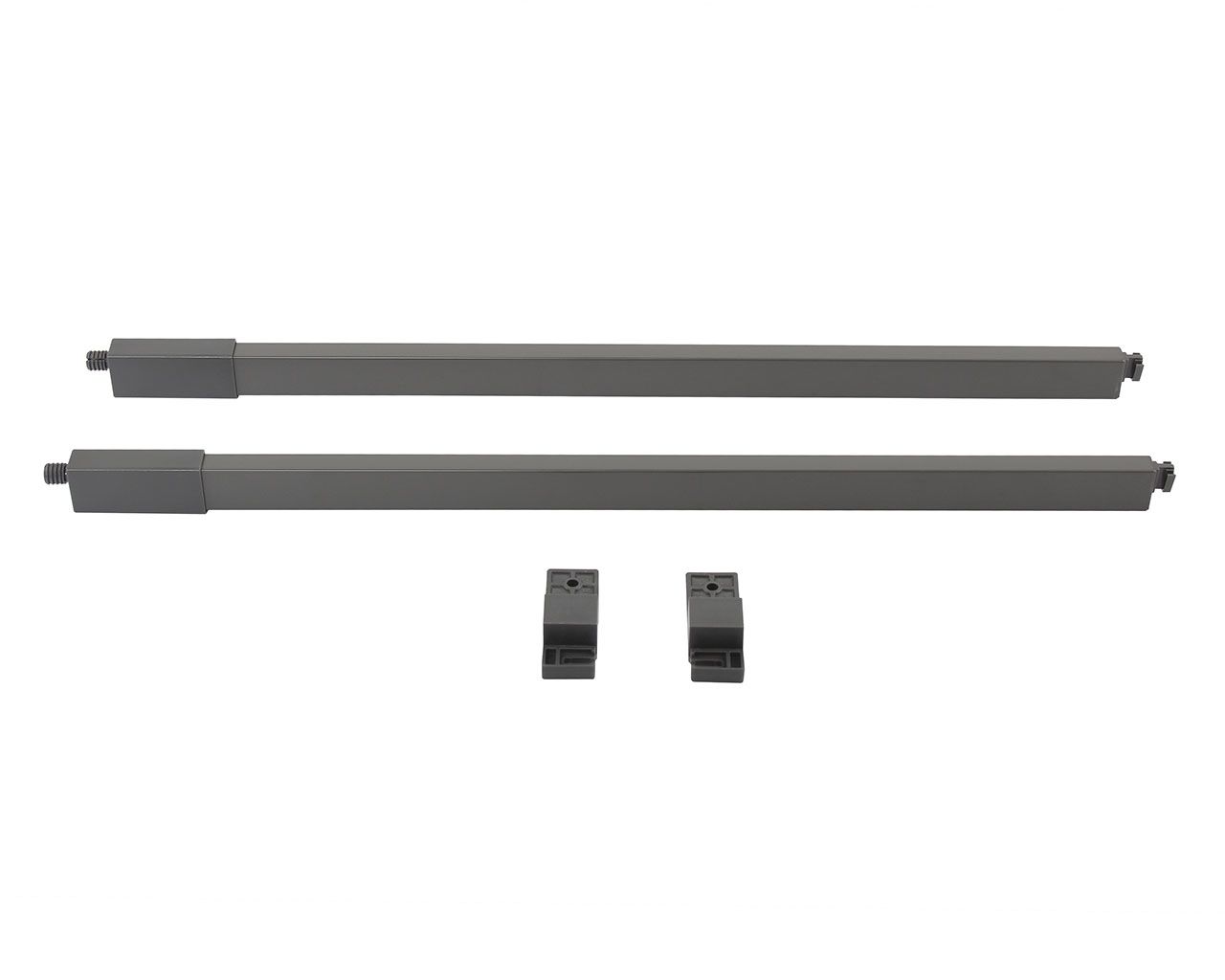 Рейлинги Firmax длина 500 мм, квадратные верхние для ящика Smartline, комплект (L+R, крепления 2 шт), антрацит. Рис. 2