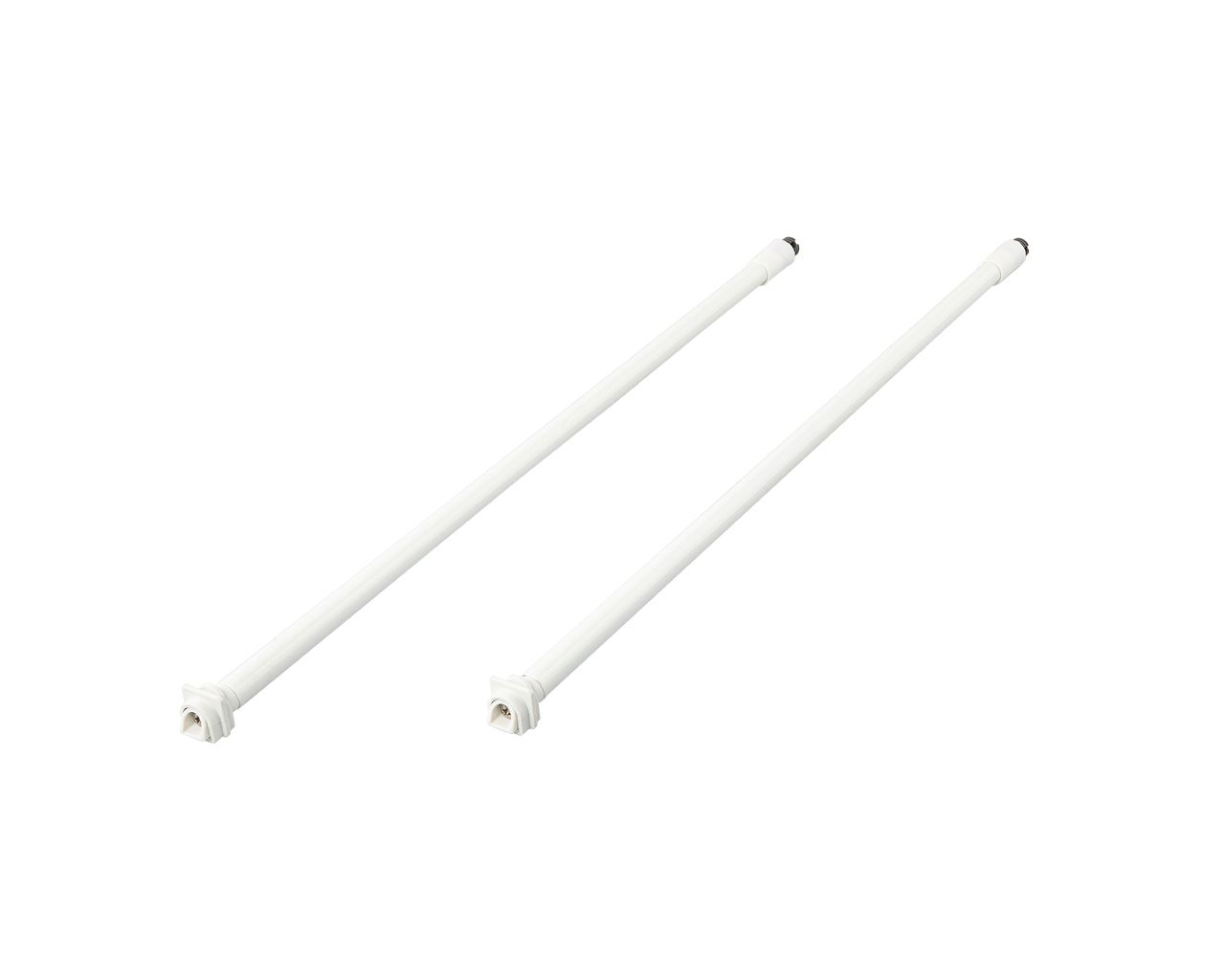 Рейлинги круглые длина 400 мм c креплением под муфту. для ящика Dragon Box. белые. Рис. 1 Рейлинги круглые длина 400 мм c креплением под муфту. для ящика Dragon Box. белые. Рис. 1