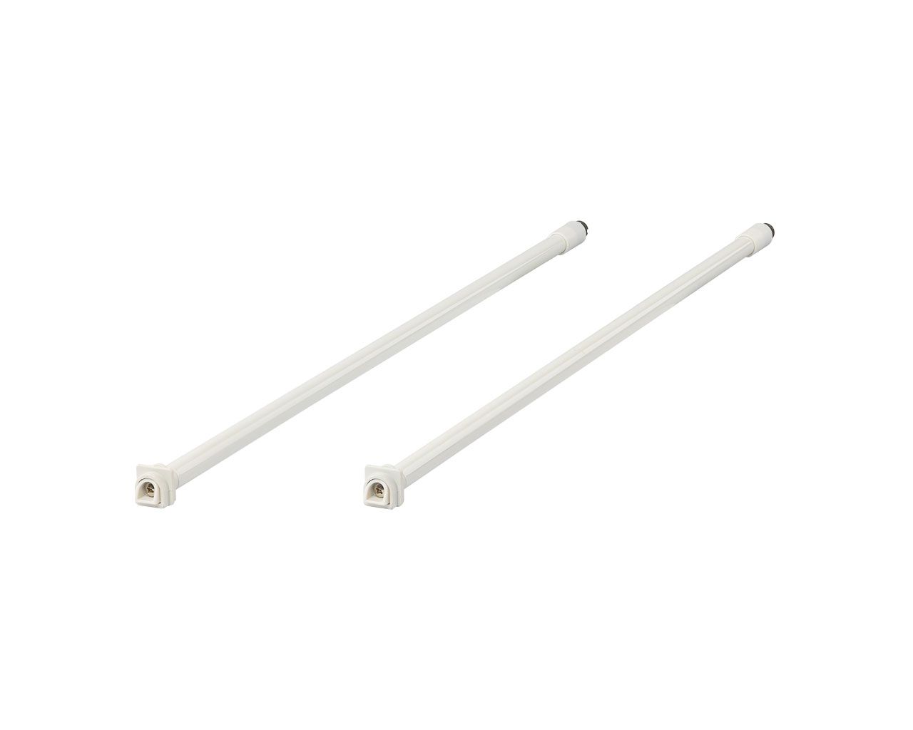 Рейлинги круглые длина 500 мм c креплением под муфту. для ящика Dragon Box. белые. Рис. 1