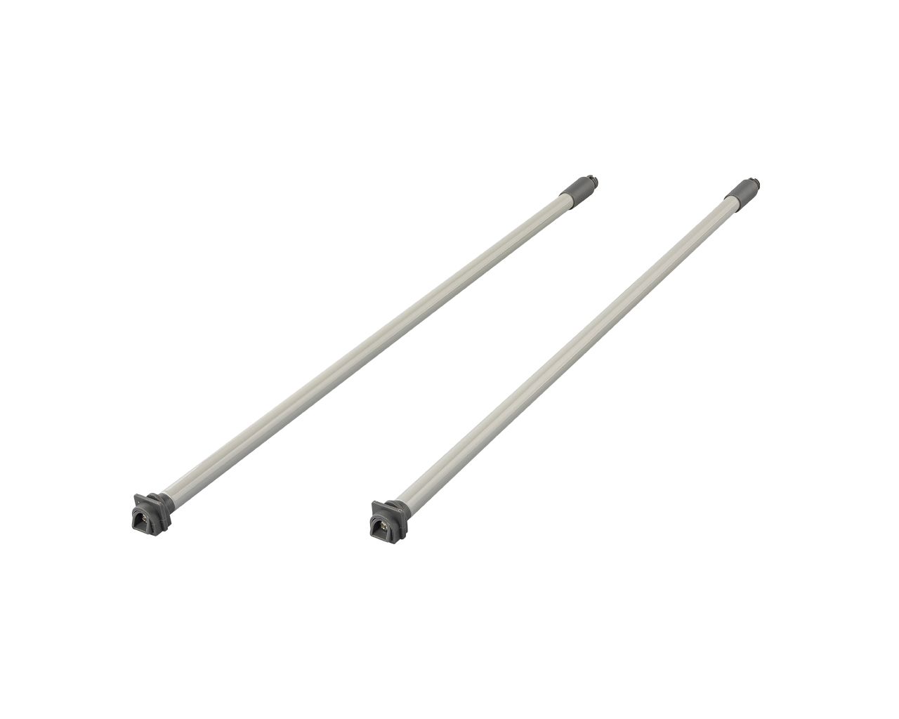 Рейлинги круглые длина 550 мм c креплением под муфту. для ящика Dragon Box. серые. Рис. 1