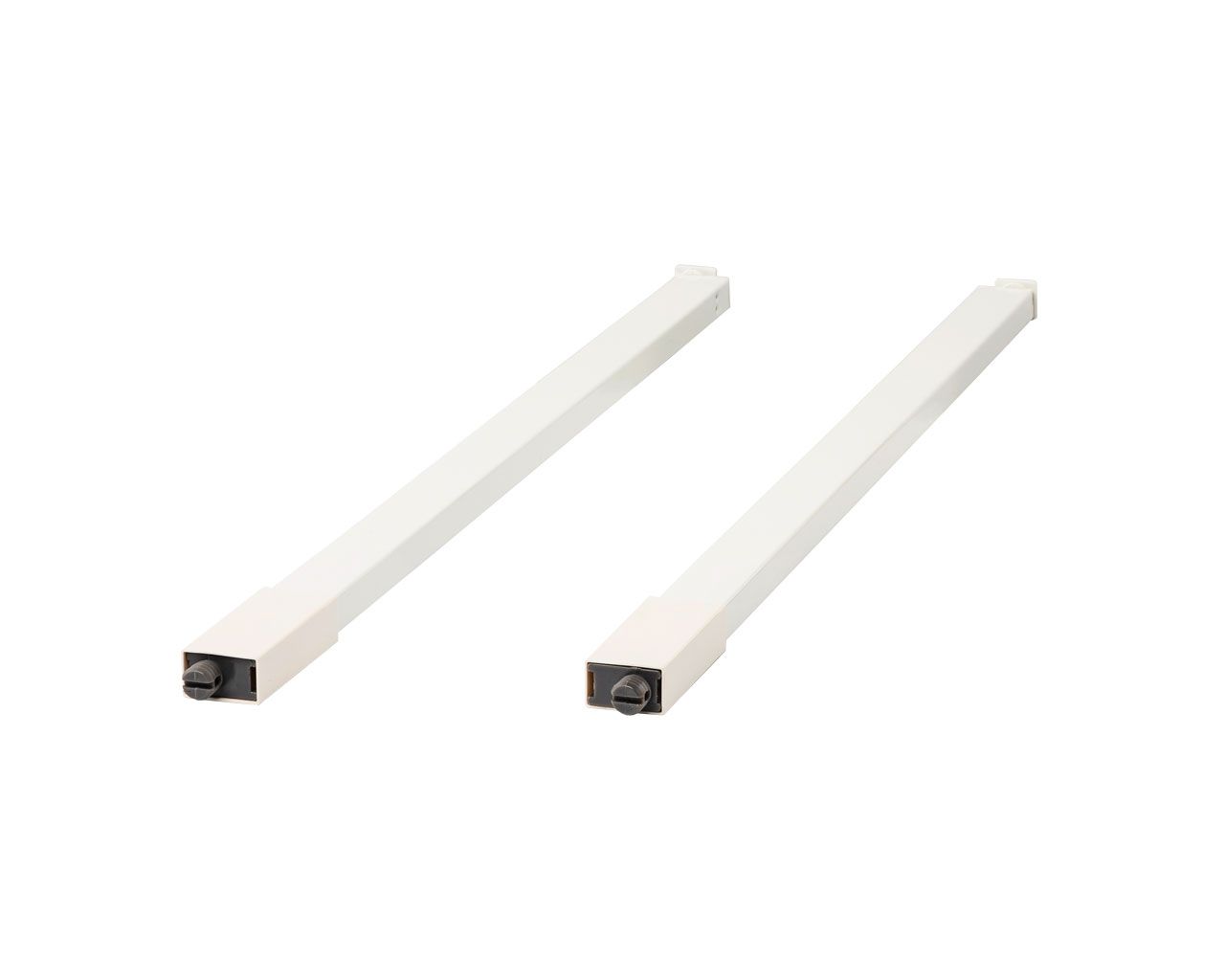 Рейлинги квадратные длина 500 мм c креплением под муфту. для ящика Dragon Box. белые. Рис. 2