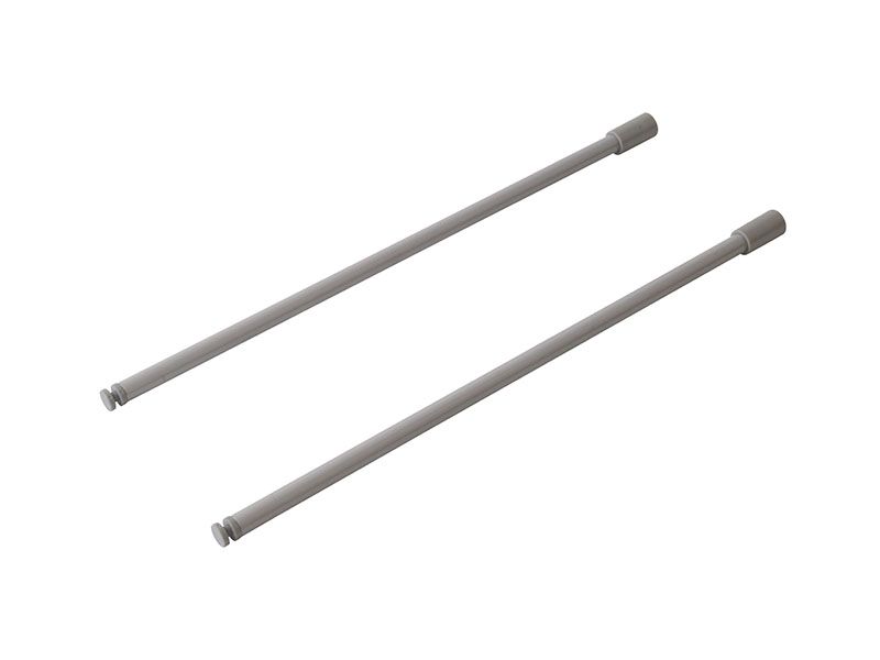 Рейлинг продольный Firmax глубина 450 мм серый, (2 рейлинга + 2 крепления). Рис. 3 Рейлинг продольный Firmax глубина 450 мм серый, (2 рейлинга + 2 крепления). Рис. 3