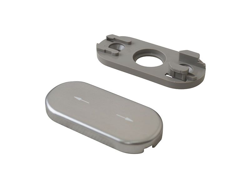 Розетка Rotoline, титан матовый/ серебро. Рис. 2