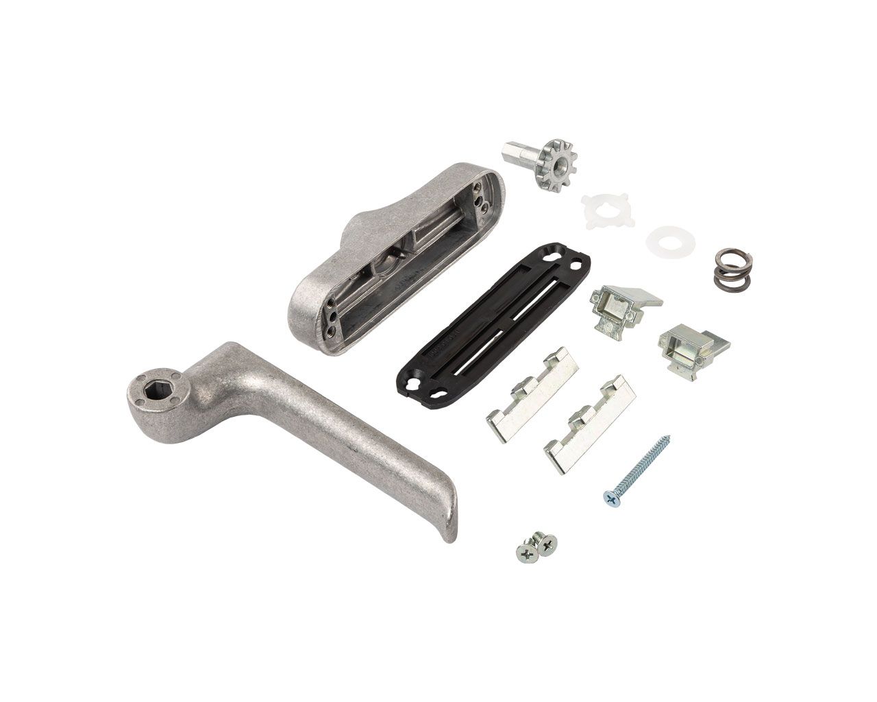 Ручка 1107.00 изогнутая, двухзахватная 20.5 мм, правая, неокраш. (в составе 14 частей). Рис. 2 Ручка 1107.00 изогнутая, двухзахватная 20.5 мм, правая, неокраш. (в составе 14 частей). Рис. 2