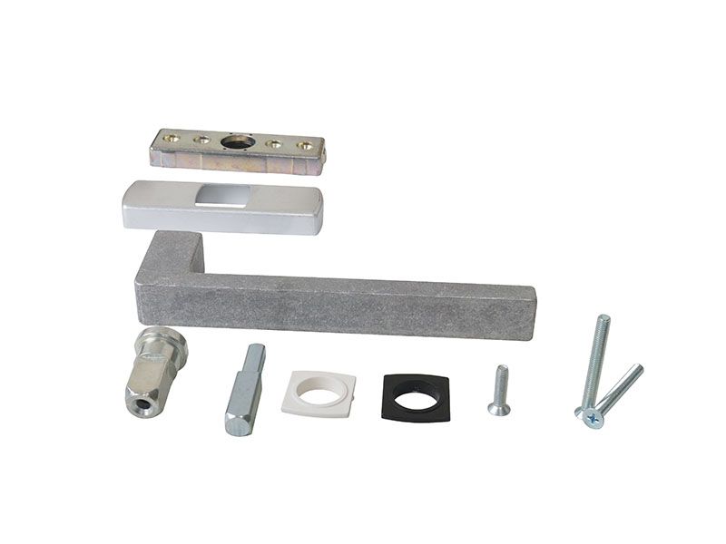 Ручка KORA 175 с четырёхгранным штифтом 7 мм, 180 градусов, межосевое 43 мм, GOS-S, неокрашенная, 02700005. Рис. 3