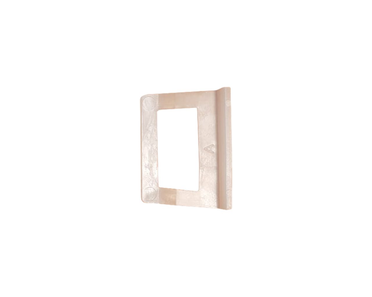 Ручка ПВХ Bauset для МС бесцветная большая (прямоугольная). Рис. 1