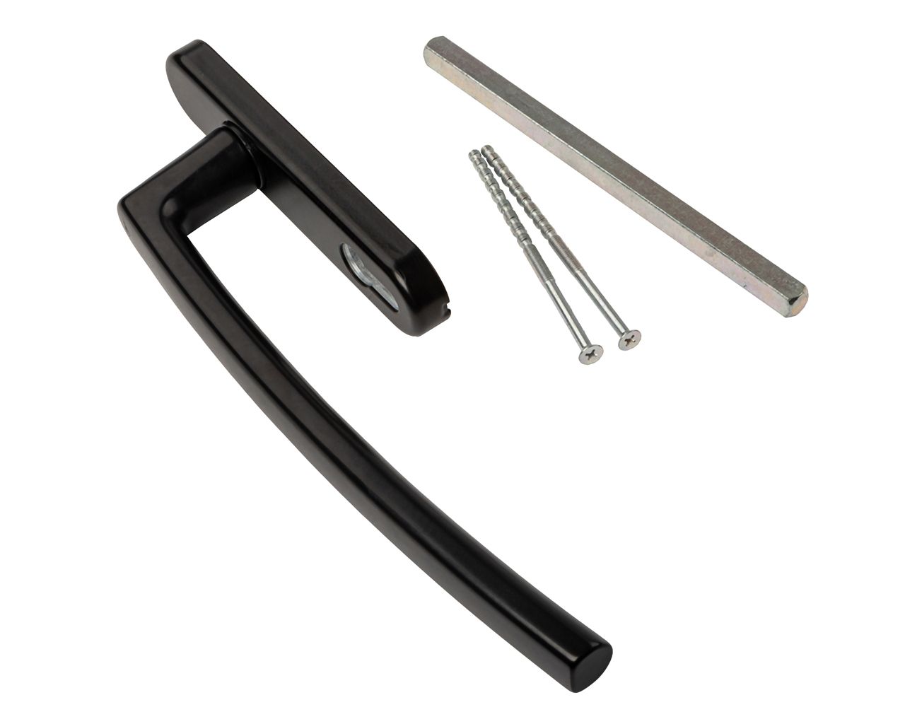 Ручка Patio Lift c проф. цилиндром,черный янтарь матовый. Рис. 3 Ручка Patio Lift c проф. цилиндром,черный янтарь матовый. Рис. 3