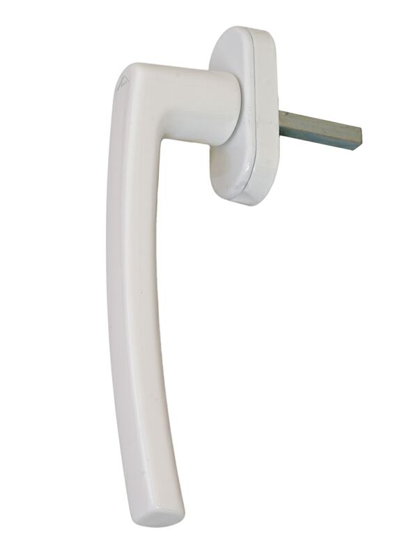 Внутренняя ручка Patio Alversa, длина ручки 160 мм, длина штифта 43 мм, белая. Рис. 2