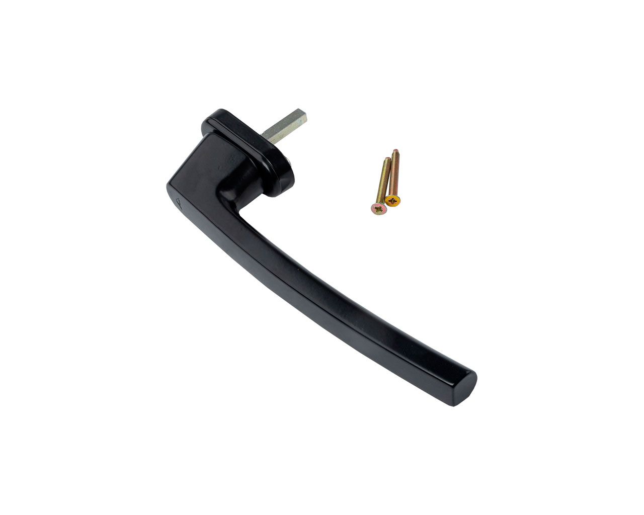 Ручка Rotoline Patio Alversa 200мм, длина штифта 37 мм, черная. Рис. 1