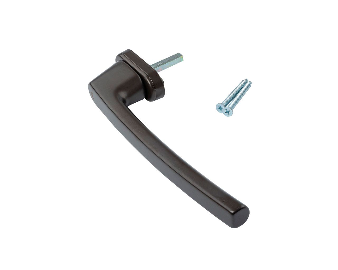 Внутрення ручка Patio Alversa, длина ручки 200 мм, длина штифта 43 мм, темная бронза. Рис. 1