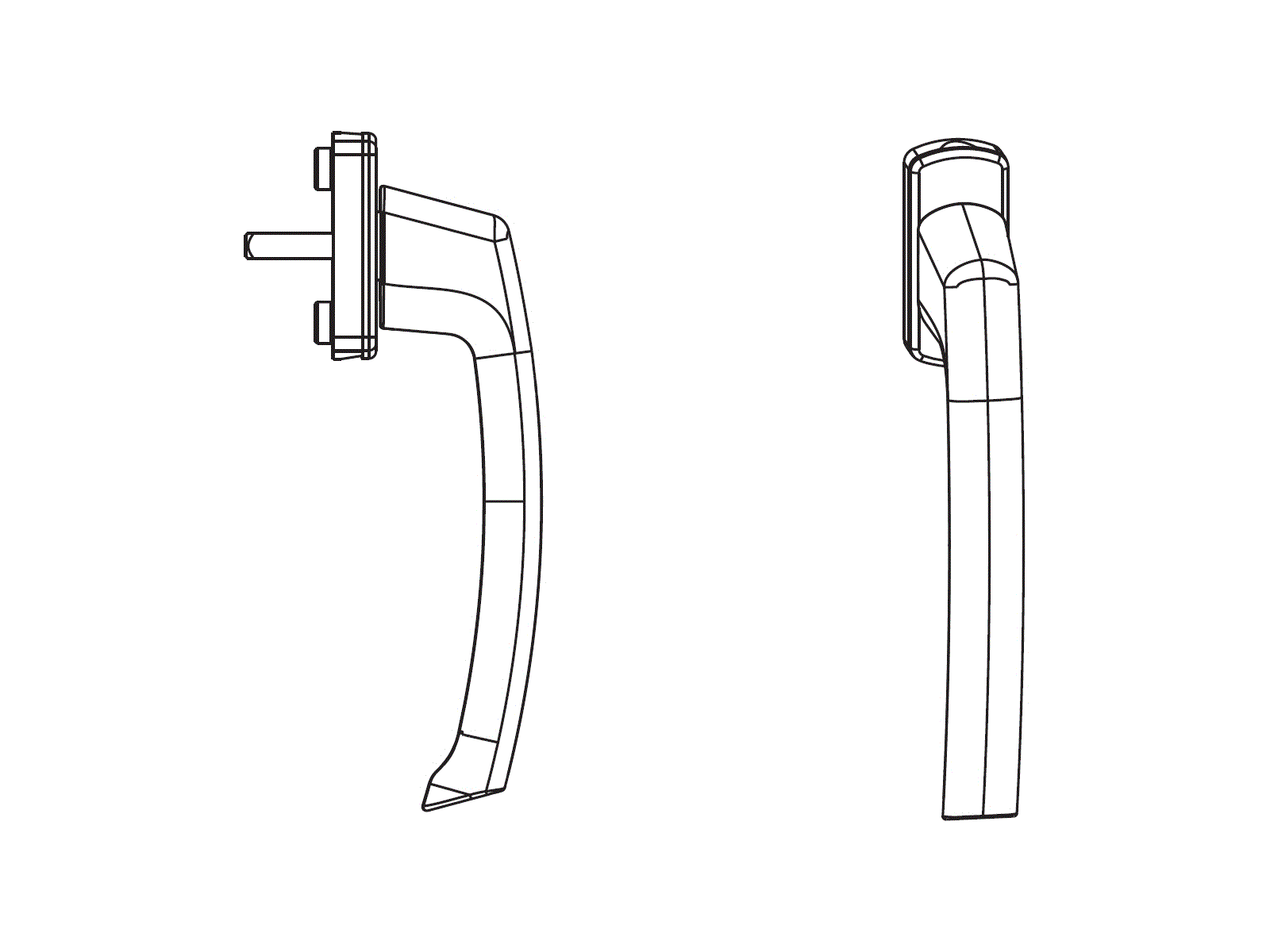 Ручка SKB Harmony уп.кол. 10/12 штифт 35 Цвет: серебро элоксир.. Рис. 3 Ручка SKB Harmony уп.кол. 10/12 штифт 35 Цвет: серебро элоксир.. Рис. 3