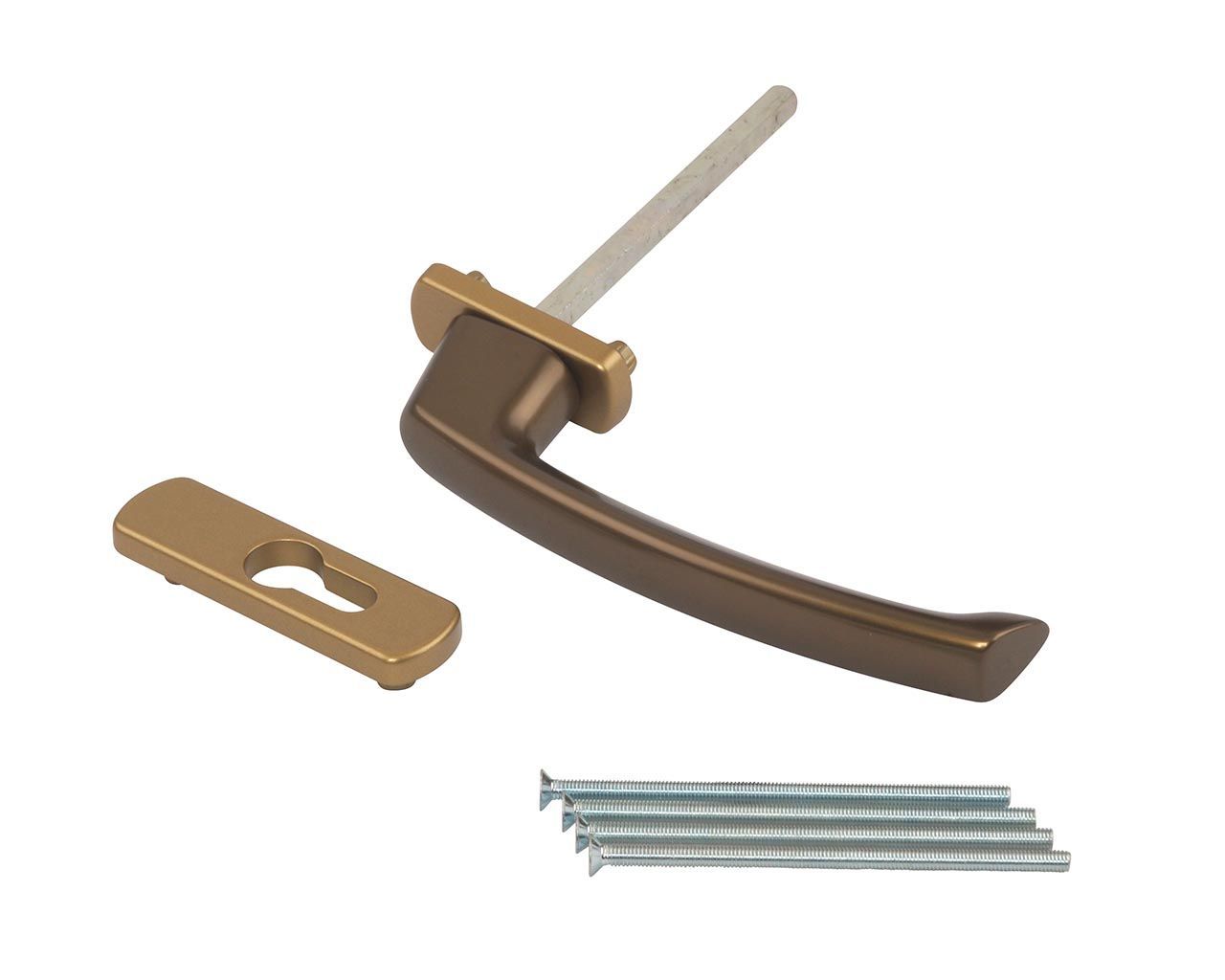 Ручка SKB Harmony внешняя PZ толщ. профиля до 90 мм, бронза. Рис. 1