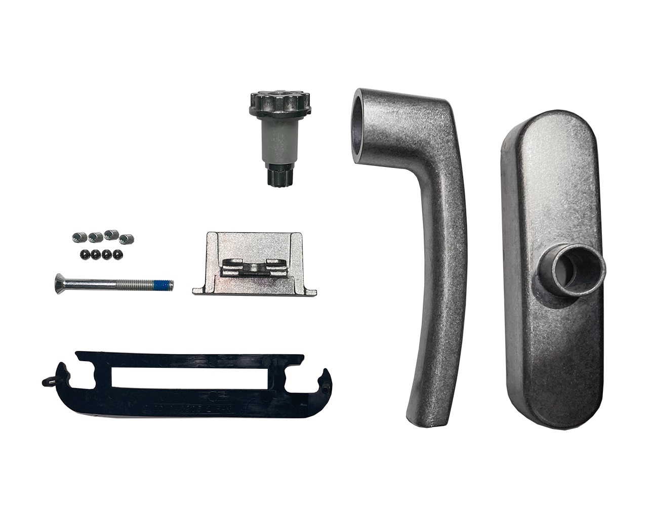 Ручка для алюминиевых окон, разобранная, неокраш.. Рис. 1