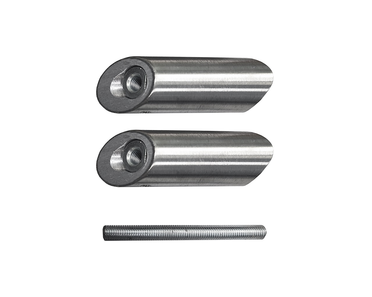 Ручка одностор. для дверей, ясень, воск "Орех", со смещ., L=600, МО=400, D=32,. Рис. 2