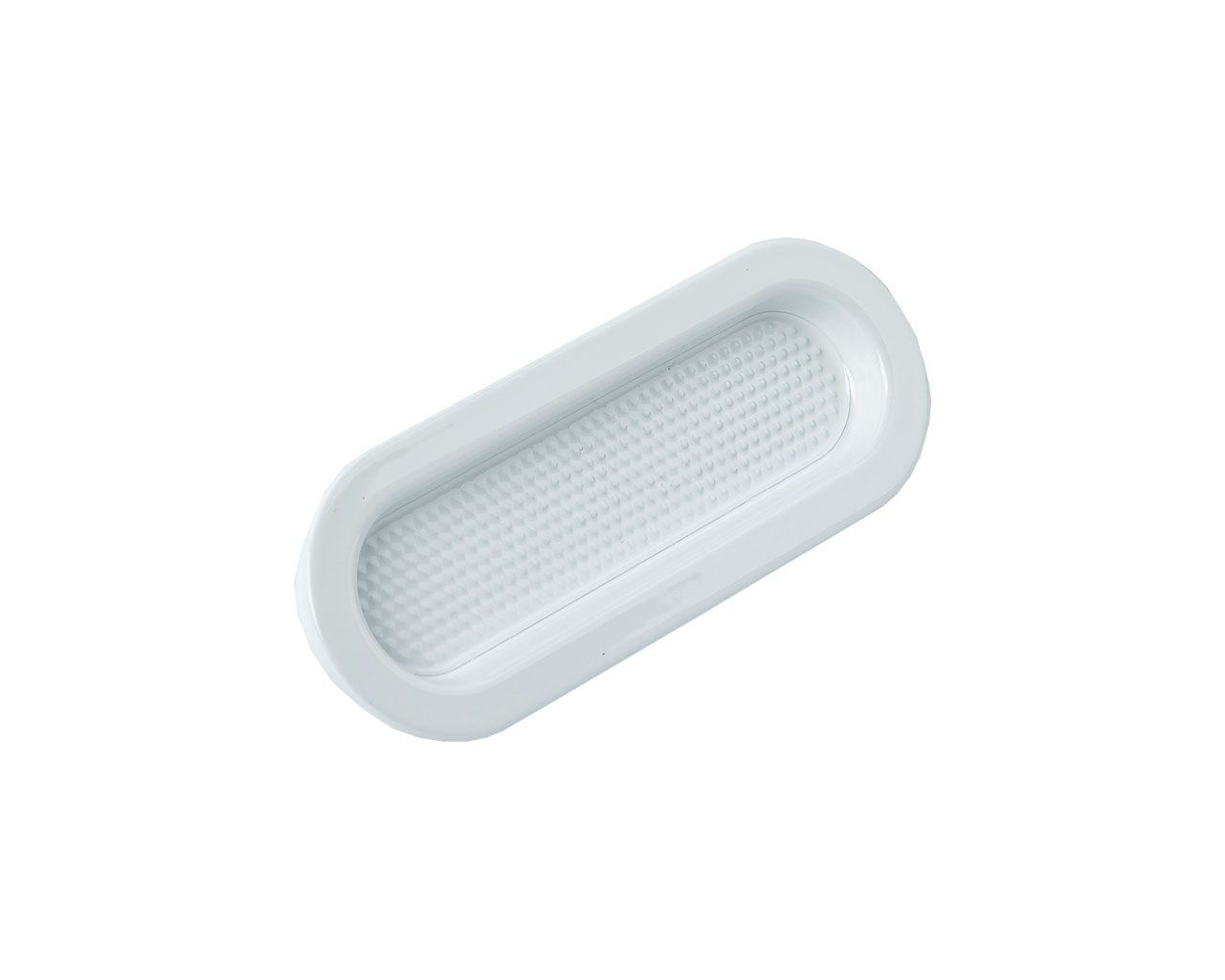 Ручка для сдвижных дверей наружная ракушка, белый. Рис. 1 Ручка для сдвижных дверей наружная ракушка, белый. Рис. 1