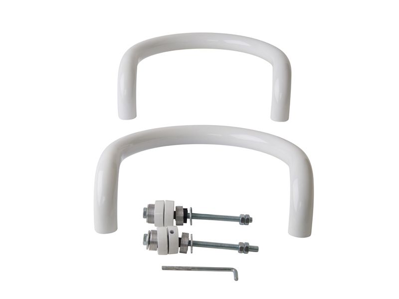 Ручка офисная Elementis полукруглая 250мм с улучшенным креплением Белый RAL9016. Рис. 3