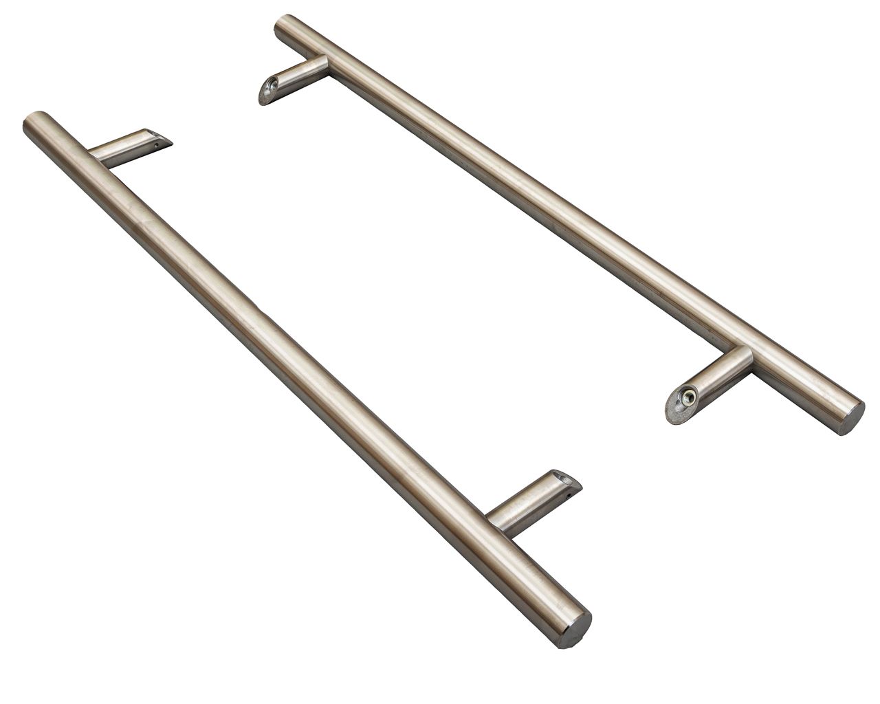 Ручка двустор. для алюм. двери, со смещен., комплект с крепл., L=800, м/о=600, D=32, 114.SS.600.45. Рис. 1