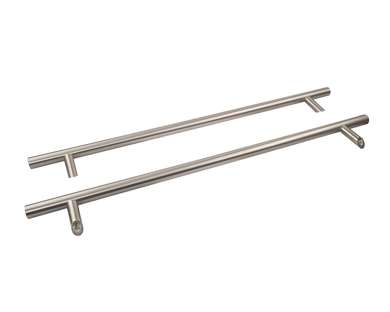 Ручка двустор. для алюм. двери, со смещением, с креплением, L=1000, м/о=800, D=32, 114.SS.800.45. Рис. 2