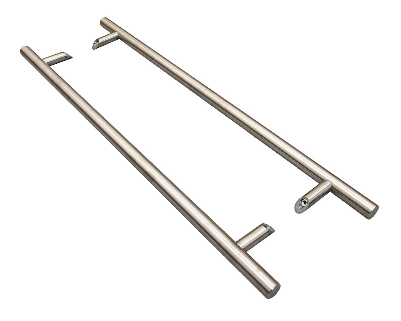 Ручка двустор. для алюм. двери, со смещением, с креплением, L=1000, м/о=800, D=32, 114.SS.800.45. Рис. 1