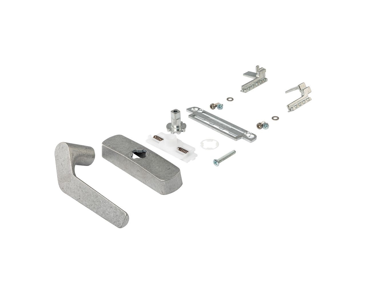 Ручка изогнутая двухзахватная KARMA, 24 мм, прав., неокраш.. Рис. 1