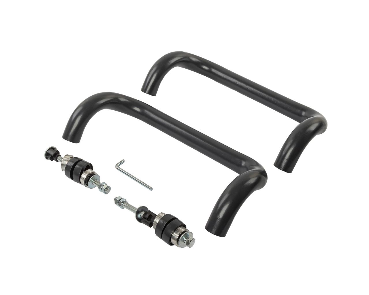 Ручка офисная Elementis изогнутая 300мм с улучшенным креплением антрацит RAL7016. Рис. 1 Ручка офисная Elementis изогнутая 300мм с улучшенным креплением антрацит RAL7016. Рис. 1