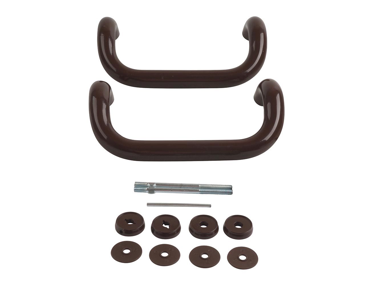 Ручка офисная изогнутая 250мм с креплением Коричневый, до 80мм.. Рис. 2