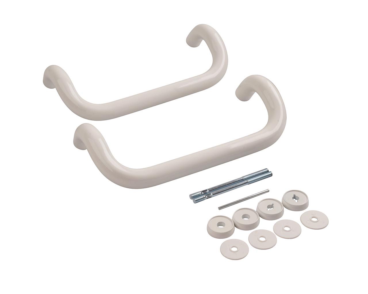 Ручка офисная изогнутая 300мм с креплением Белый, до 80мм.. Рис. 3 Ручка офисная изогнутая 300мм с креплением Белый, до 80мм.. Рис. 3