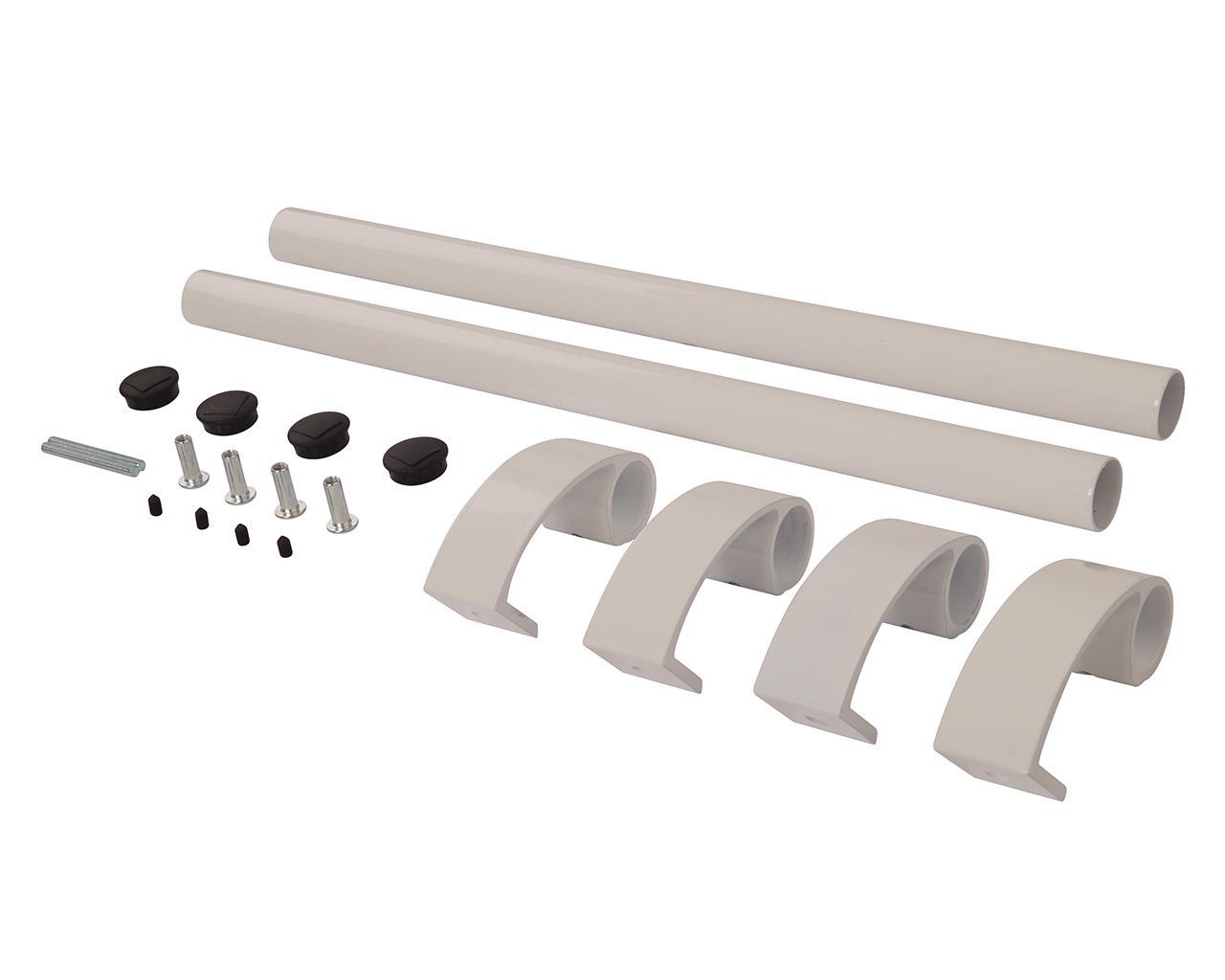 Ручка офисная прямая 500мм с креплением Белый RAL9016. Рис. 2 Ручка офисная прямая 500мм с креплением Белый RAL9016. Рис. 2