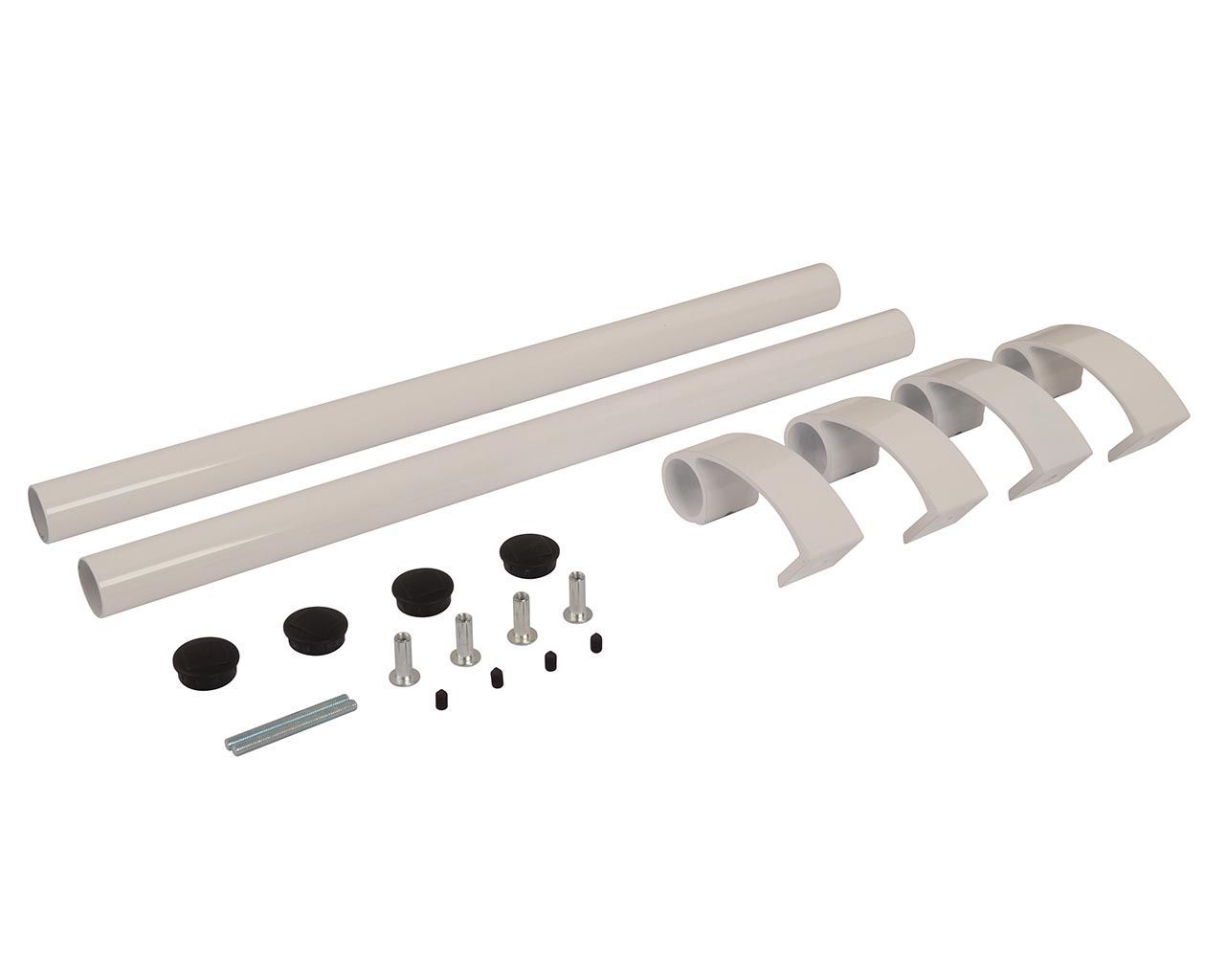 Ручка офисная прямая 500мм с креплением Белый RAL9016. Рис. 3 Ручка офисная прямая 500мм с креплением Белый RAL9016. Рис. 3