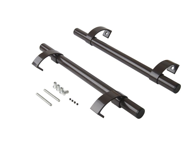 Ручка офисная прямая 500мм с креплением Коричневый RAL8019. Рис. 2 Ручка офисная прямая 500мм с креплением Коричневый RAL8019. Рис. 2