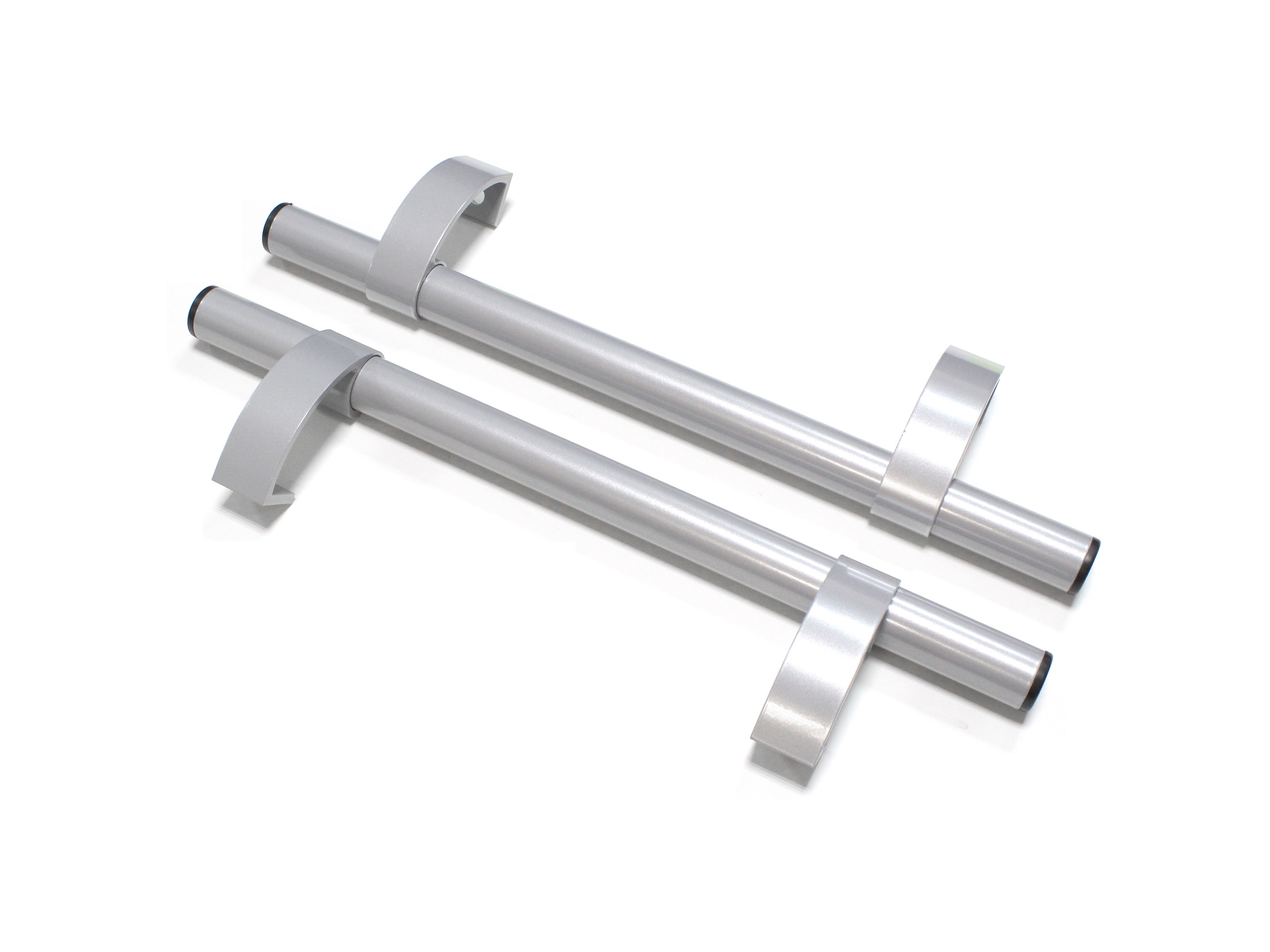 Ручка офисная прямая 500мм с креплением серый RAL9006. Рис. 1 Ручка офисная прямая 500мм с креплением серый RAL9006. Рис. 1