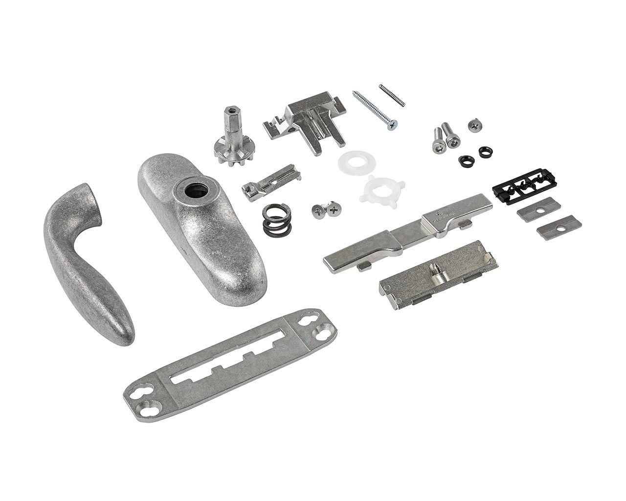 Ручка оконная 1001.00 с блокиратором, неокраш. (в составе 23 части). Рис. 3