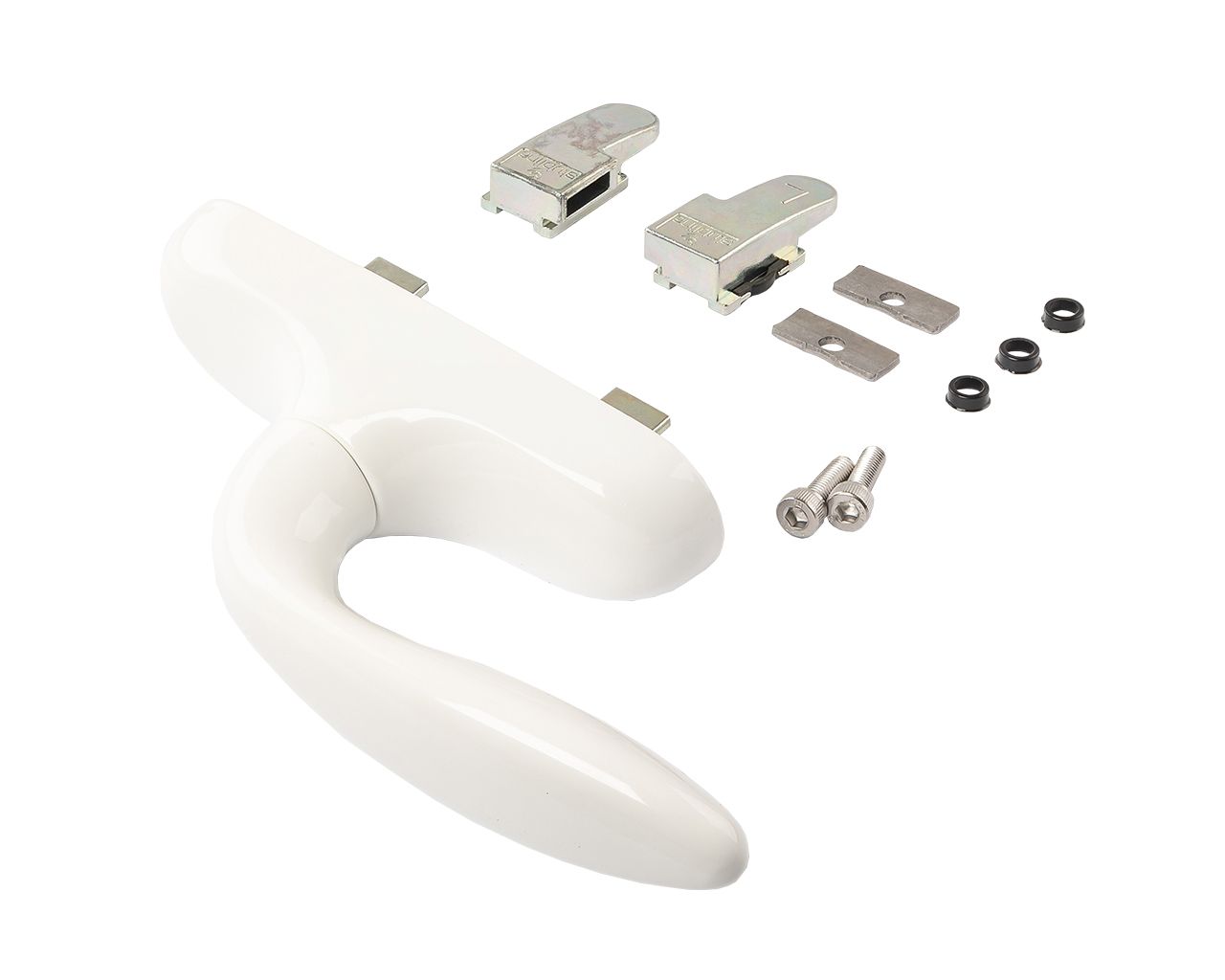 Ручка оконная 1002.00 двухзахватная, бел. RAL9016. Рис. 1