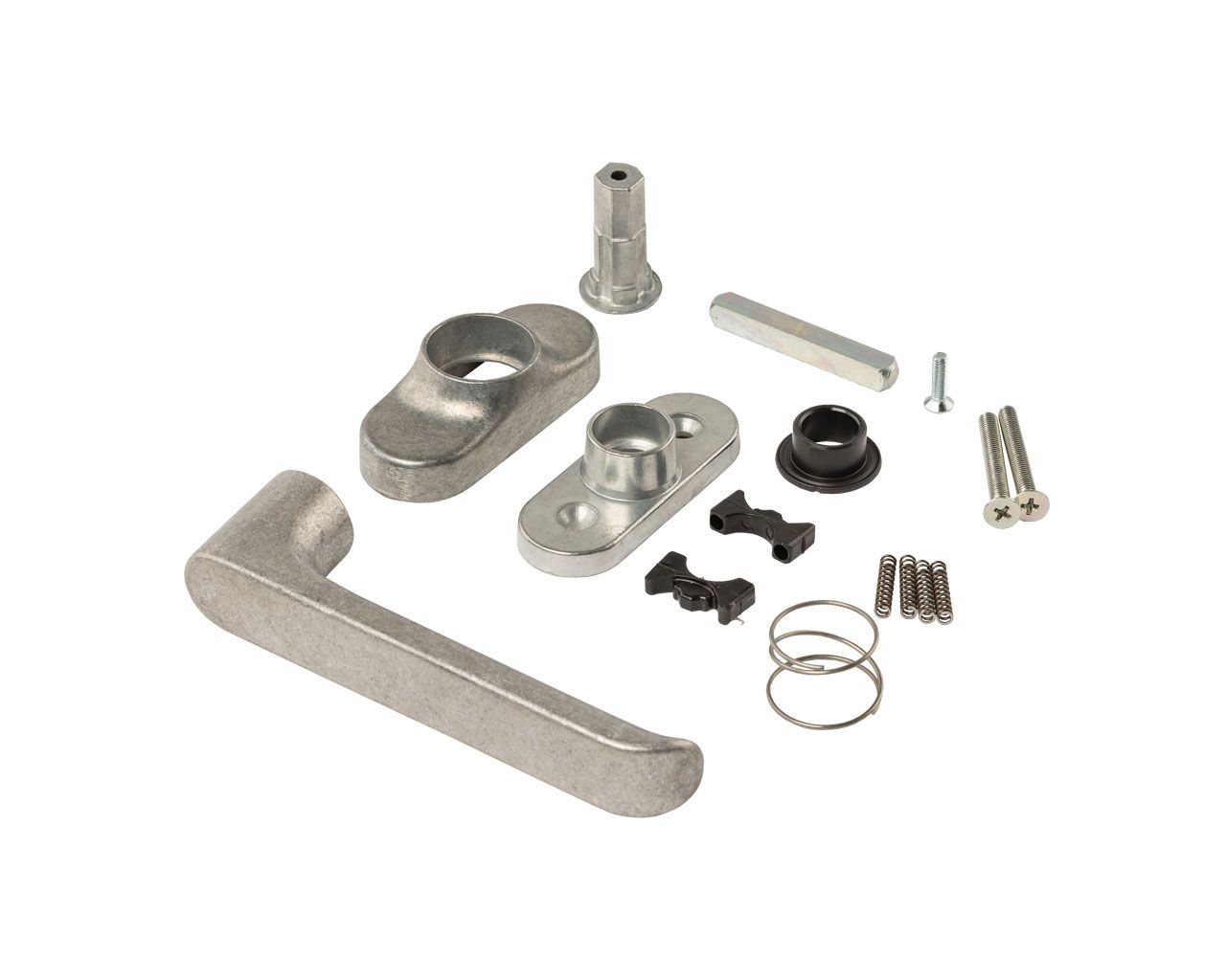 Ручка оконная 1110.00 с квадратным штифтом 7 мм, неокраш. (в составе 16 частей). Рис. 1