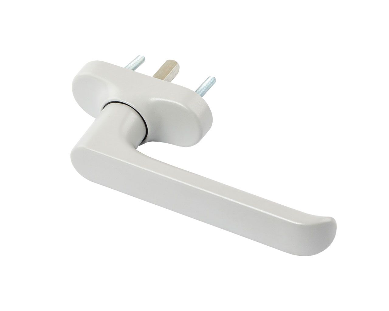 Ручка оконная 1110.00 с квадратным штифтом 7 мм, серебр. RAL9006. Рис. 1