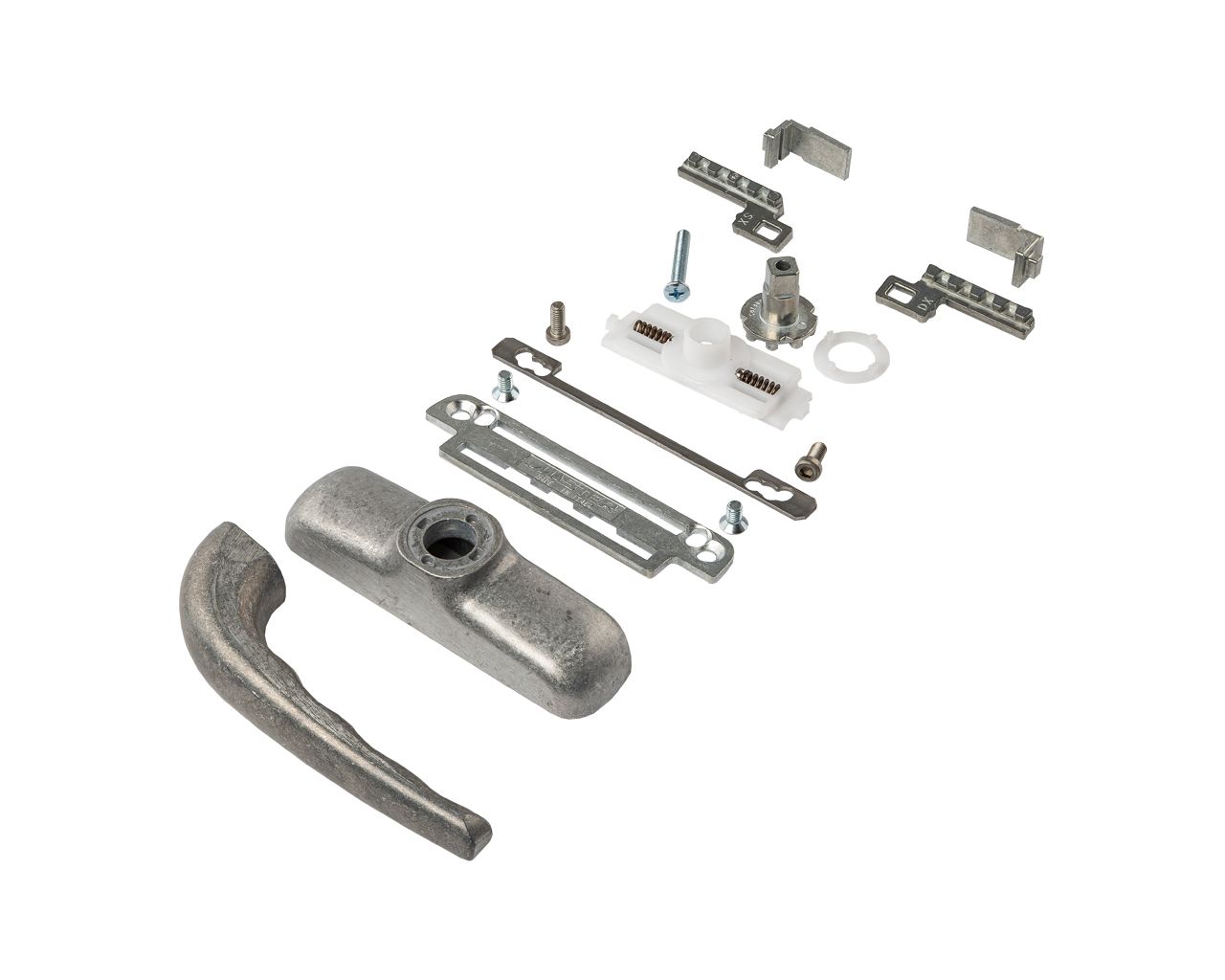 Ручка оконная COMFORT двухзахватная, неокраш.. Рис. 1