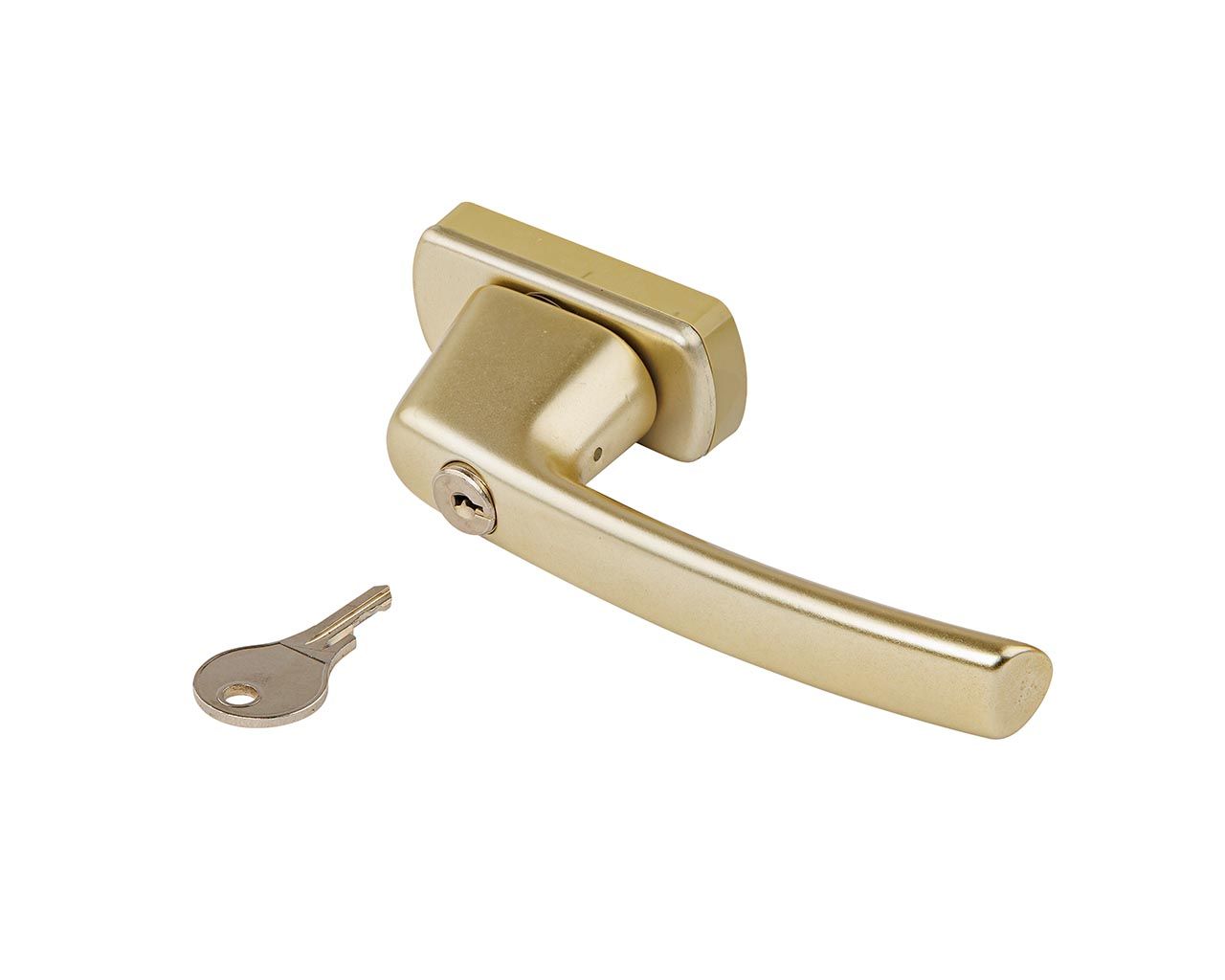 Ручка оконная Harmony с ключом, 45°, без штифта, шампань. Рис. 2 Ручка оконная Harmony с ключом, 45°, без штифта, шампань. Рис. 2