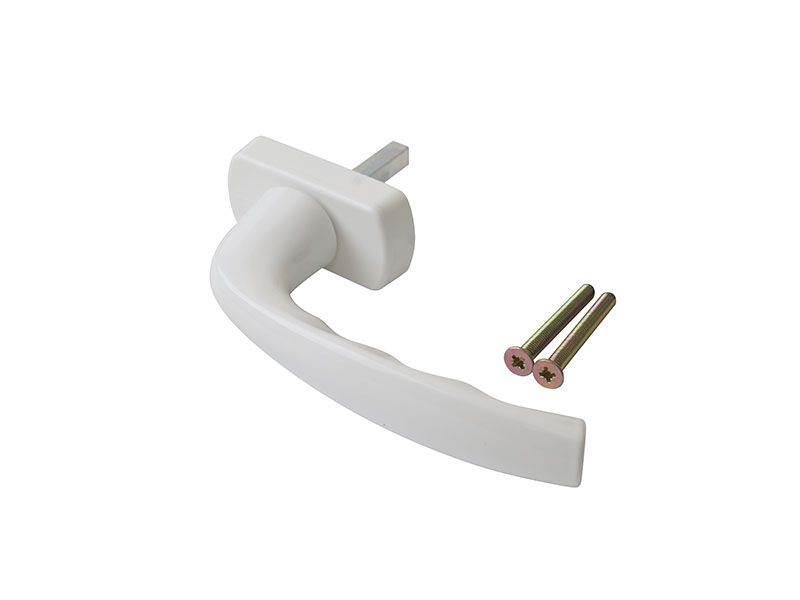 Ручка оконная Hoppe NEW YORK, штифт 37 мм, 45°, винты М5х45, белый. Рис. 3 Ручка оконная Hoppe NEW YORK, штифт 37 мм, 45°, винты М5х45, белый. Рис. 3