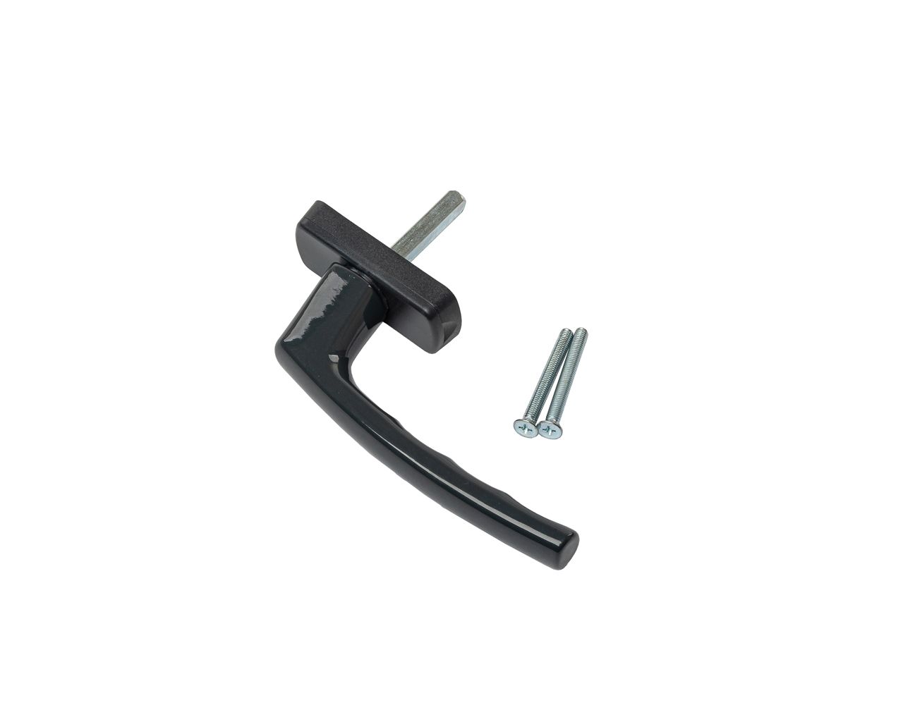 Ручка оконная Internika CAPRI, 38 мм, 45°, 2 винта, антрацит RAL7016. Рис. 3