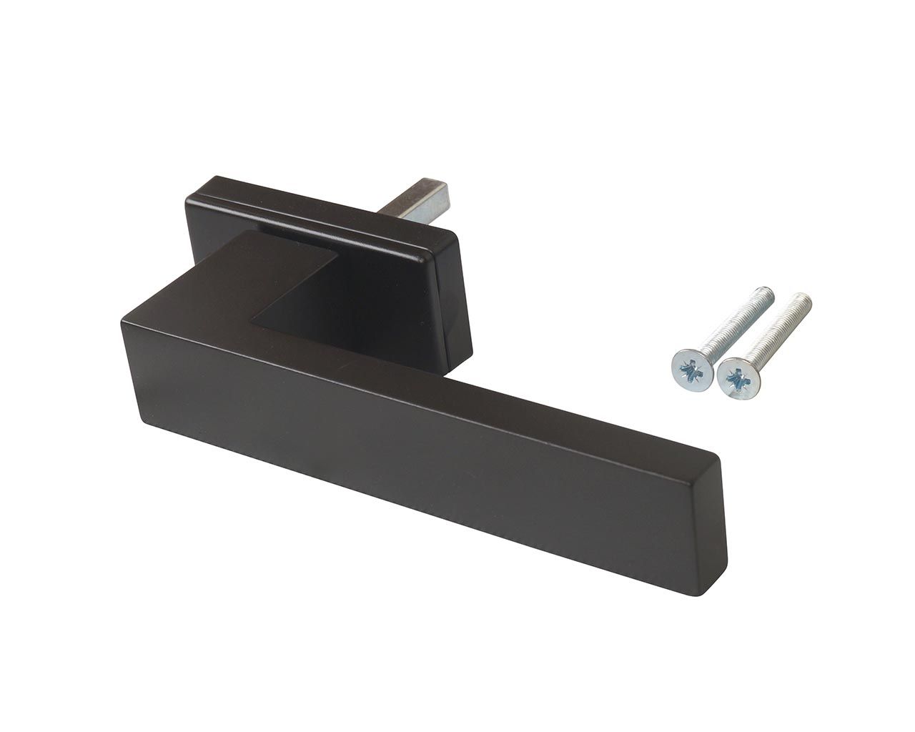 Ручка оконная Internika DUBLIN 35 мм, алюминиевая, 2 винта, черный F9005 (45°) (шлифованная поверхность). Рис. 3